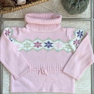 Gymboree pink turtleneck sweater